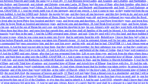 The bible as a hyperlink